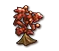 Großer roter Baum
