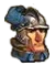 Berittene Schwertkämpfer