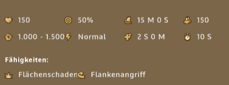 Beispiel für Attribute bei Generälen