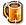 Goldener Malzbierkrug