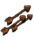 Schokoüberzogene Pfeile