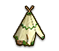 Weißes Tipi
